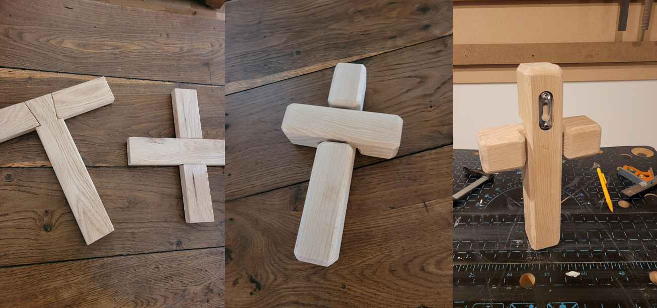 Objets d’artisanat et détails d’assemblage en bois
